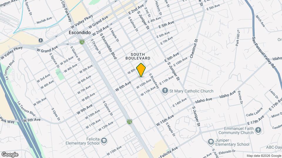 910 S Maple St Map and Location Details