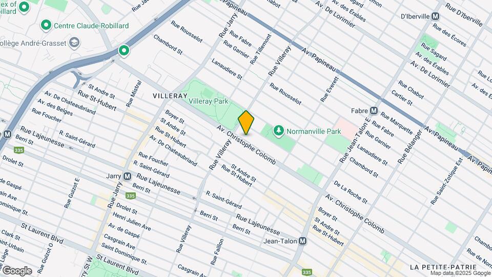 7619 Christophe-Colomb Av Map and Location Details