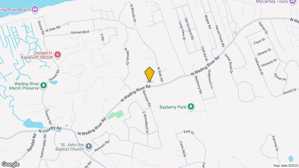 2354 N Wading River Rd Map and Location Details