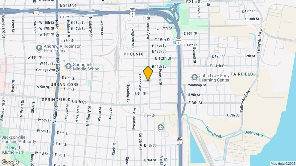 1958 Phoenix Ave Map and Location Details