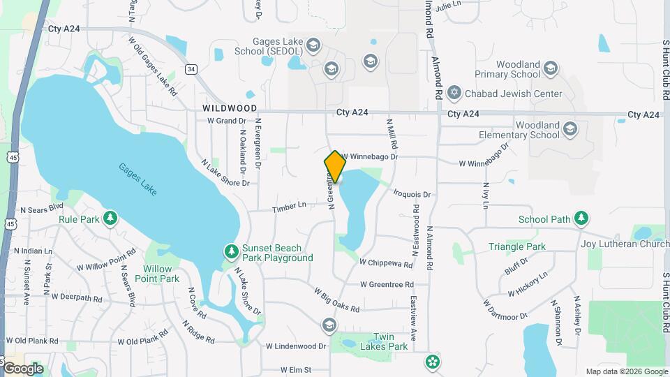 33517 N Greentree Rd Map and Location Details