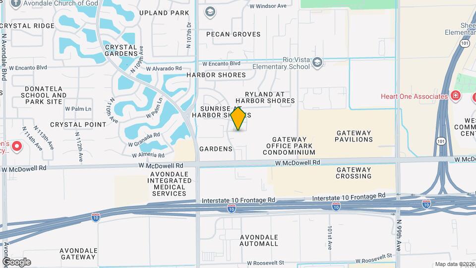 10529 W Almeria Rd Map and Location Details