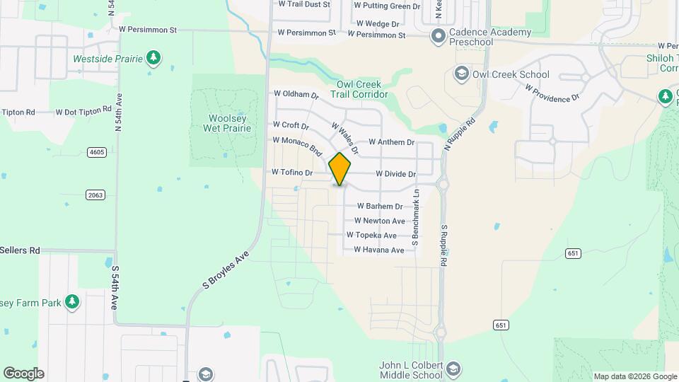 53 S Geranium Ln Mapa y Detalles de la Ubicación