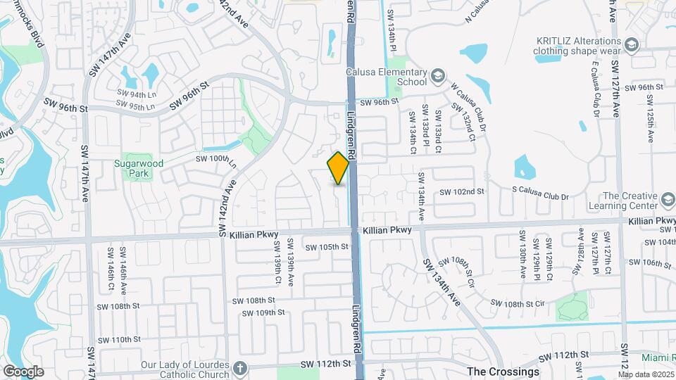 10161 SW 137th Ct Map and Location Details