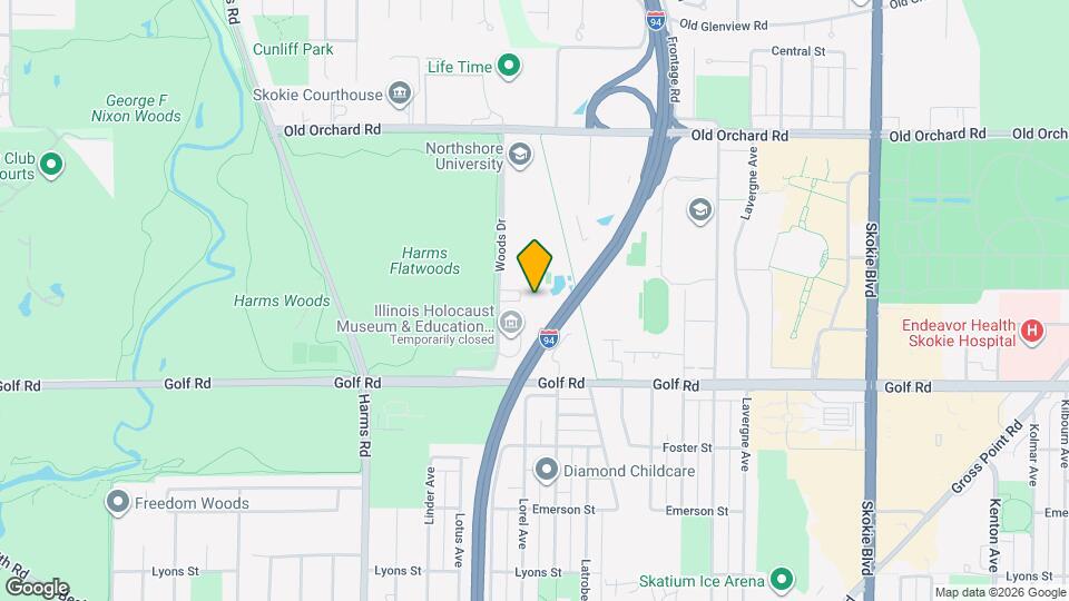 9715 Woods Dr, Unit 907 Map and Location Details