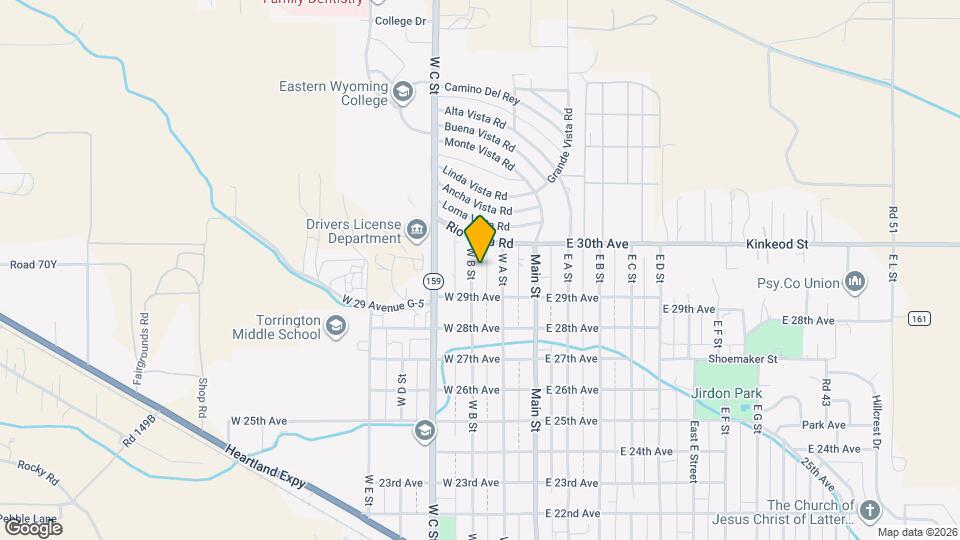 2943 W B St Map and Location Details