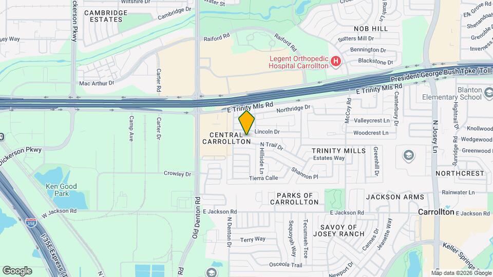 1309 N Trail Dr Map and Location Details