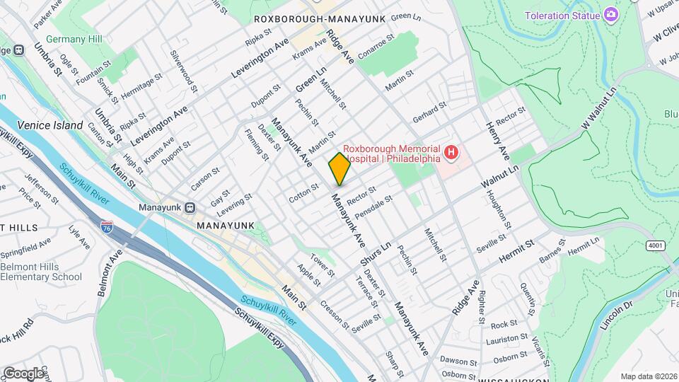 307 Roxborough Ave Map and Location Details