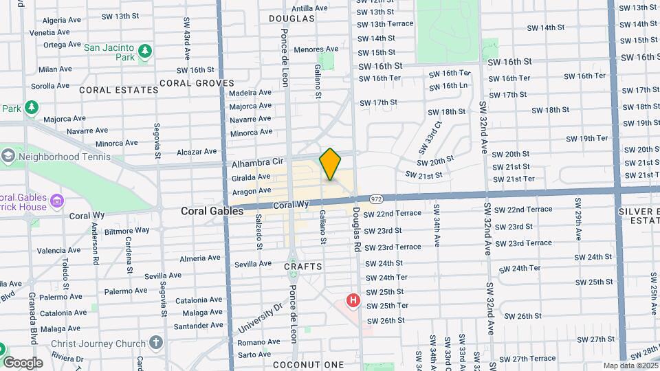 10 Aragon Ave, Unit 1513 Map and Location Details