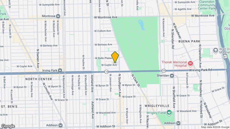 1417 W Cuyler Ave Map and Location Details