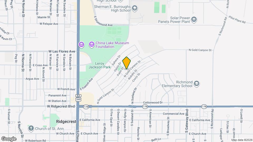 405 N Gold Canyon St Map and Location Details