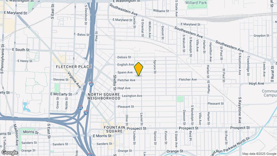 1330 Fletcher Ave Map and Location Details