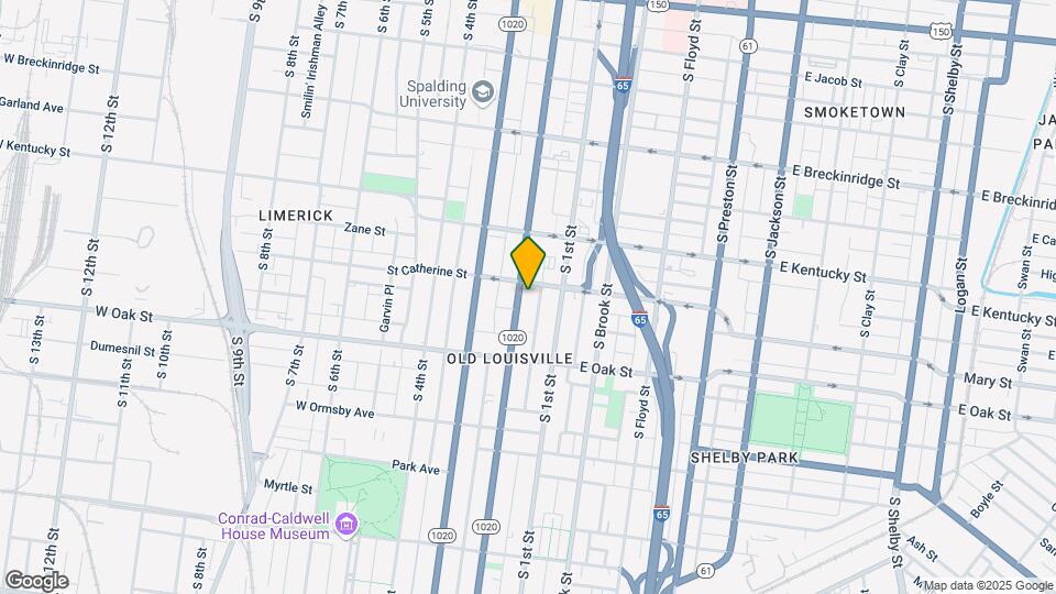 1109 S 2nd St Map and Location Details
