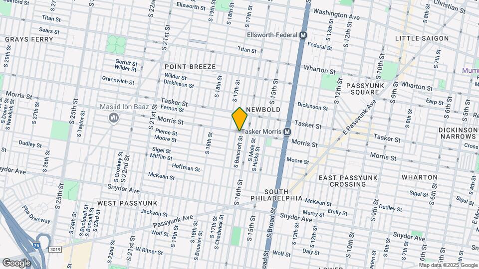 1704 S Bancroft St Mapa y Detalles de la Ubicación