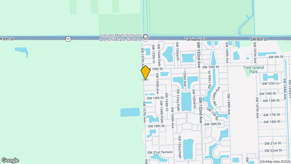 15650 SW 11th Terrace Map and Location Details