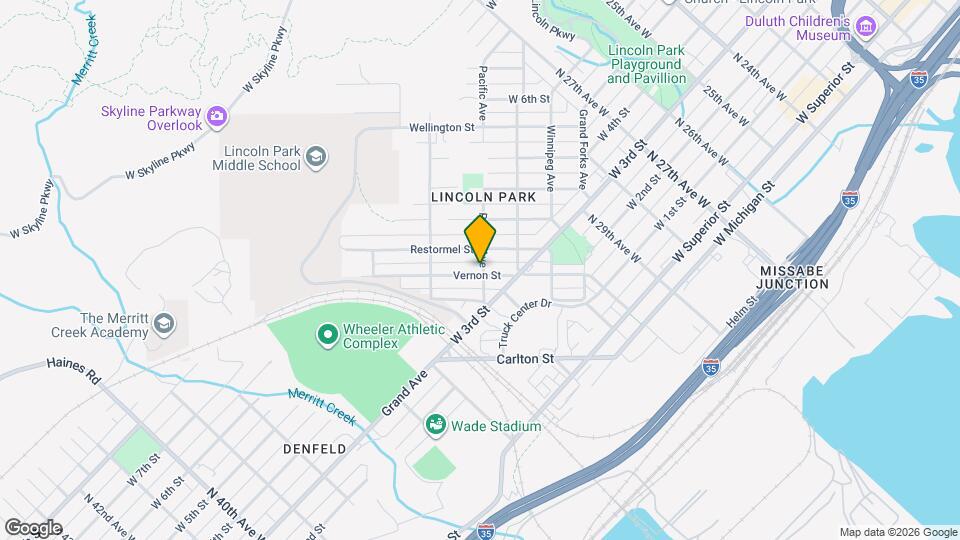 3151 Vernon St Map and Location Details