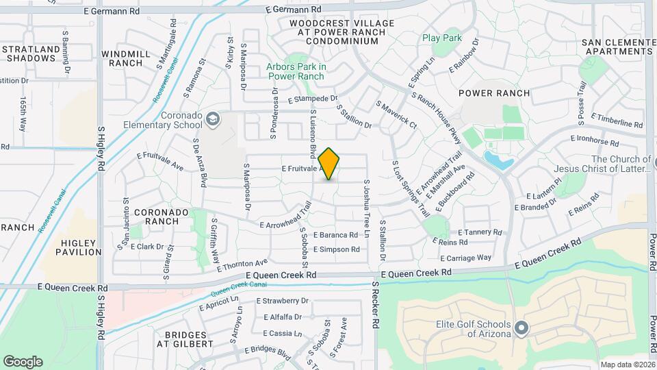 3873 E Latham Way Map and Location Details