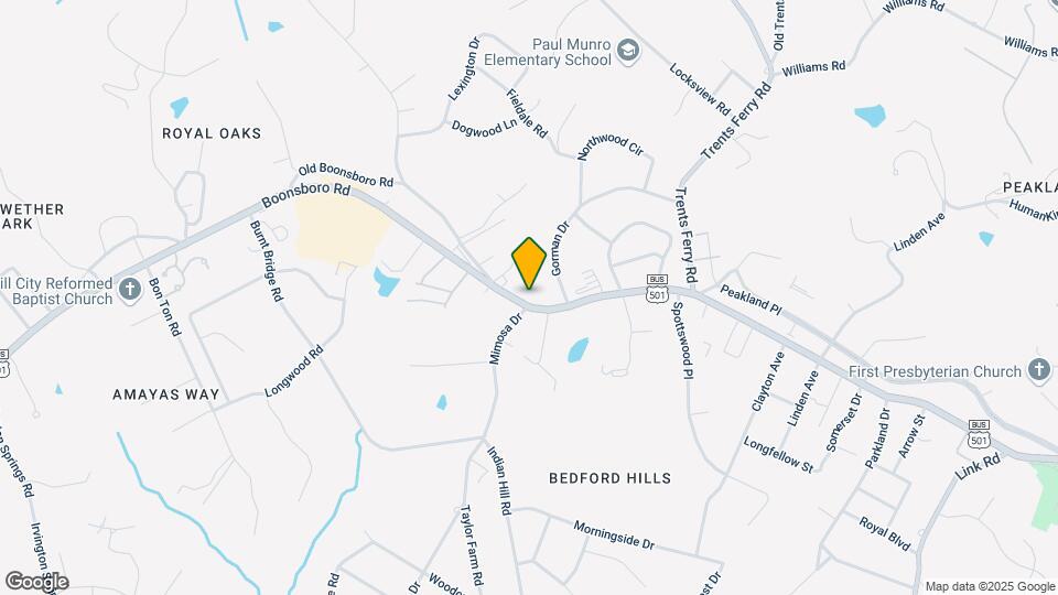 4600 Boonsboro Rd Map and Location Details