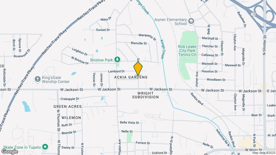 709 George Ave Mapa y Detalles de la Ubicación