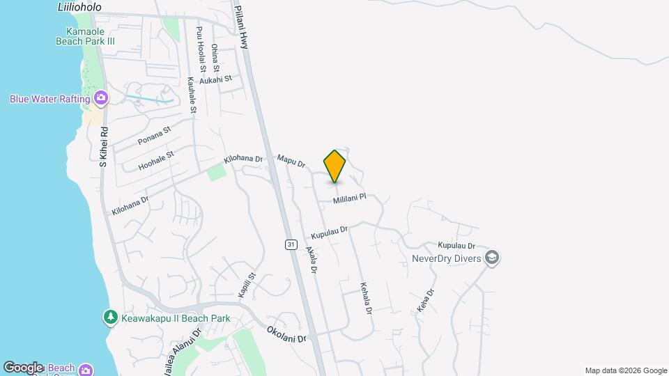 3188 Hoomua Dr Map and Location Details