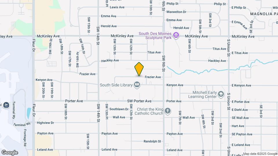 1112 Frazier Ave Map and Location Details