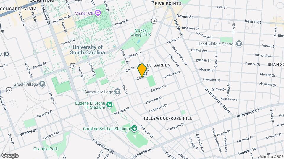 1620 Catawba St Map and Location Details