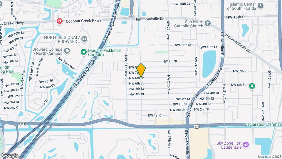 624 NW 30th Ave Map and Location Details