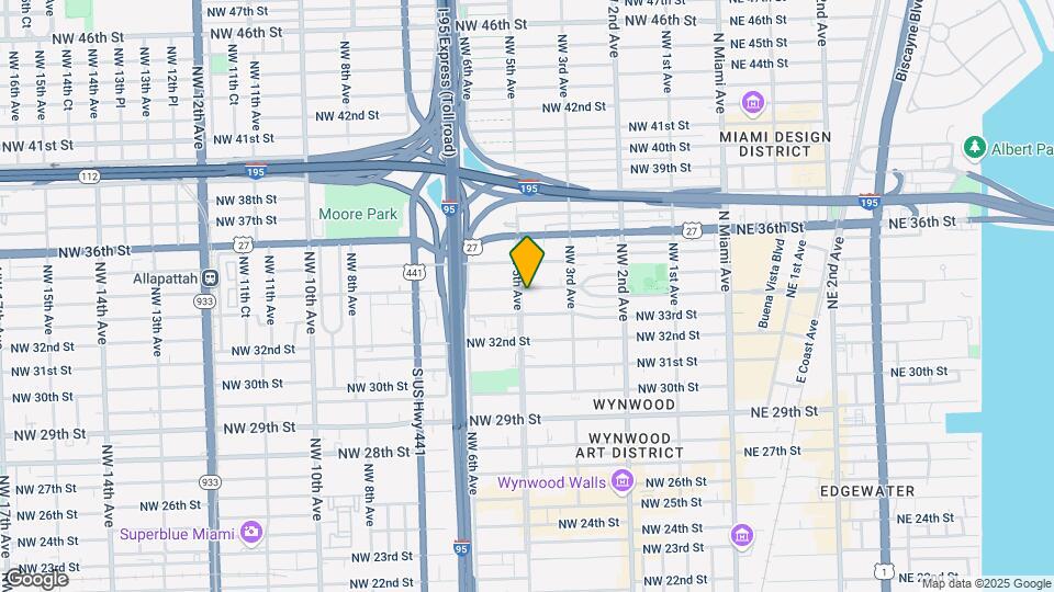 3333 NW 5th Ave Mapa y Detalles de la Ubicación