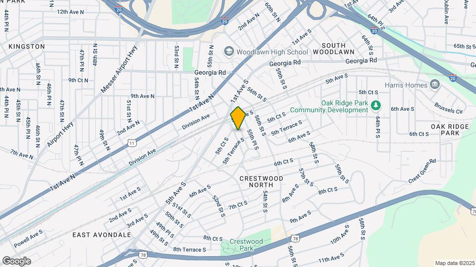 524 55th St Map and Location Details