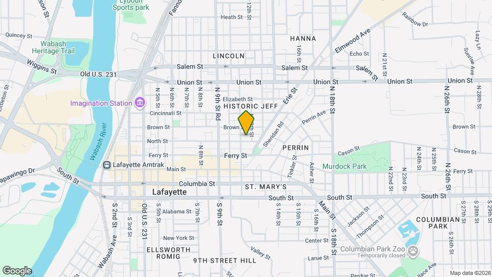 1110 North St Map and Location Details