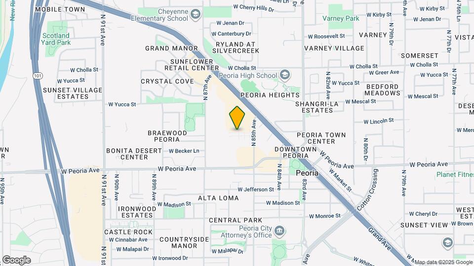 10860 N 85th Ave Map and Location Details
