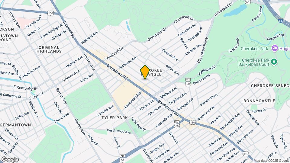 1280 Cherokee Rd Map and Location Details