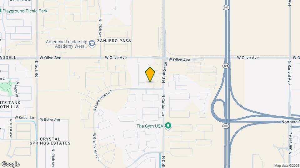 17157 W Lawrence Ln Map and Location Details