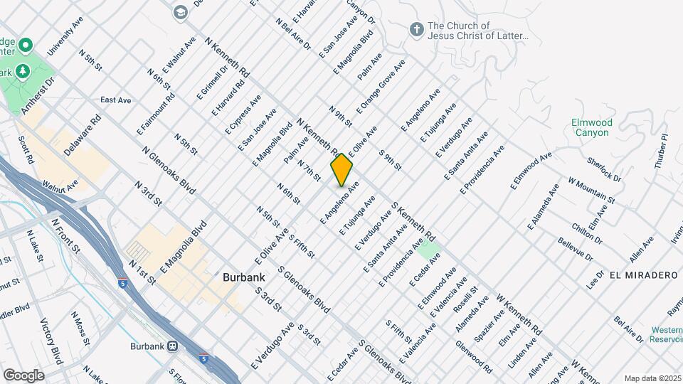 707 E Angeleno Ave Mapa y Detalles de la Ubicación