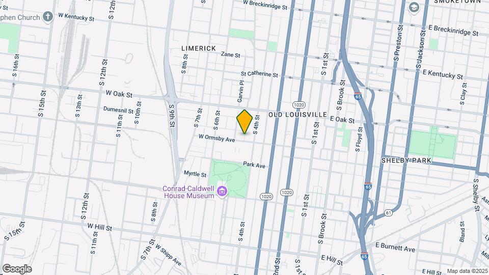 415 W Ormsby Ave Map and Location Details