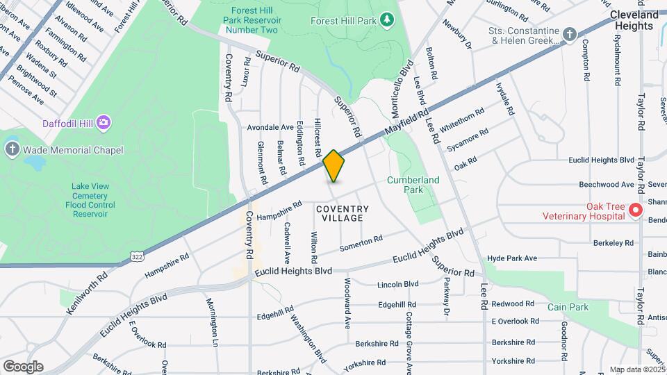 1741 Middlehurst Rd Map and Location Details