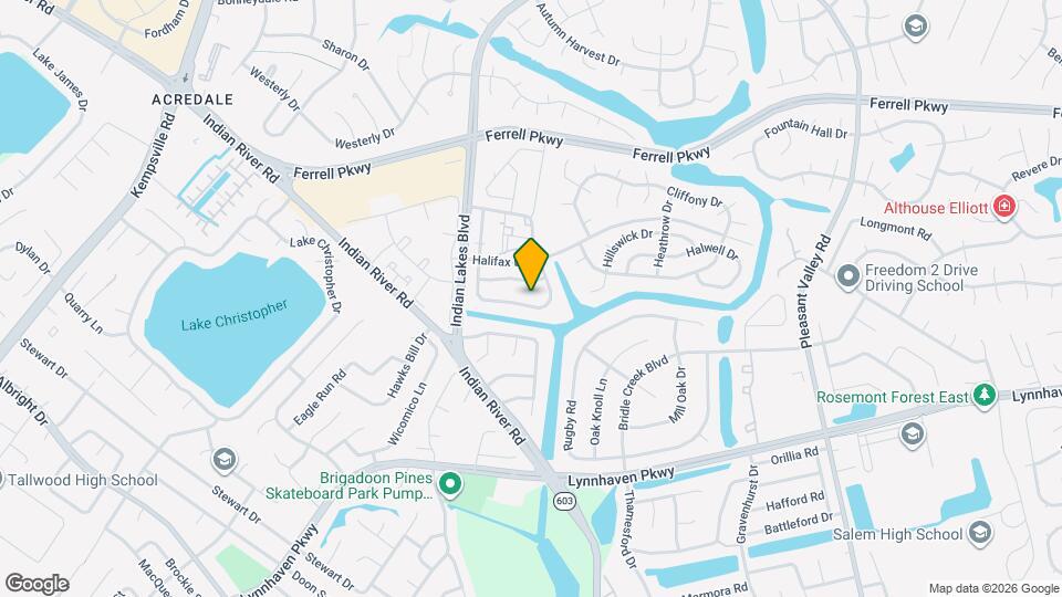 1563 Jameson Dr Map and Location Details