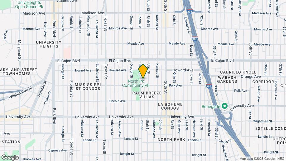 4127-4131 Idaho St Mapa y Detalles de la Ubicación