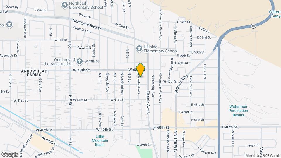 4667 N Mayfield Ave Map and Location Details