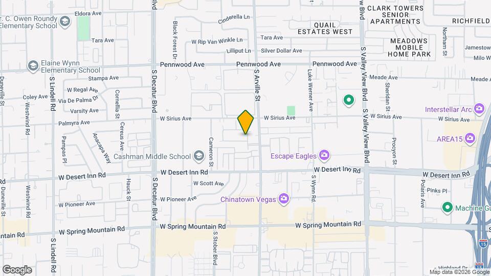 4458 Del Oro Dr Map and Location Details
