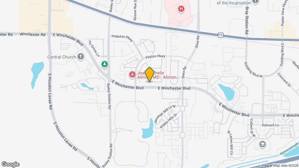 1707 Goldsmith Ct Map and Location Details