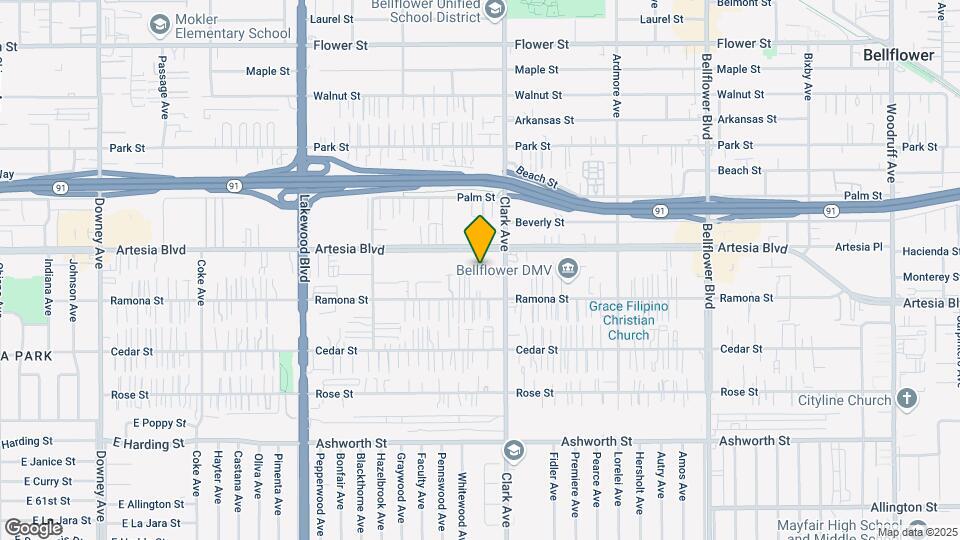 9334 Artesia Blvd Mapa y Detalles de la Ubicación