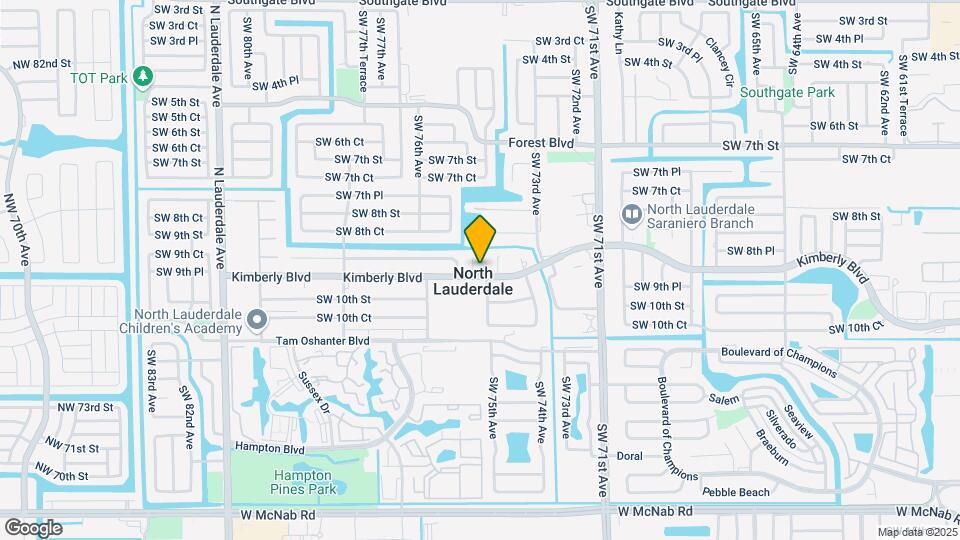 7501 Kimberly Blvd Map and Location Details