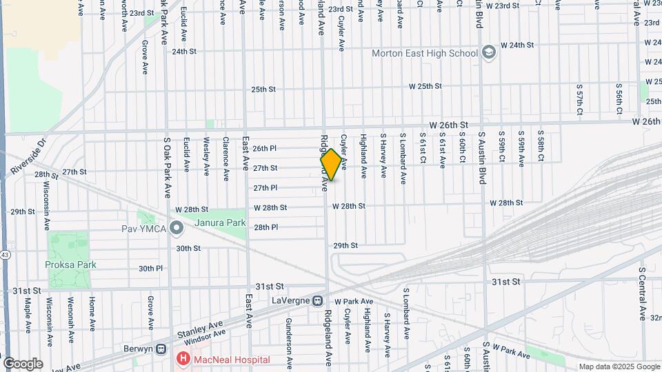 2725 Ridgeland Ave Map and Location Details
