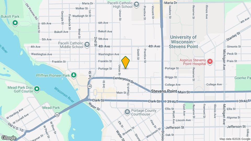 1225 Portage St Map and Location Details
