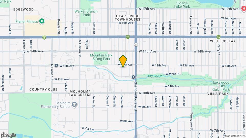 1232 Benton St Map and Location Details