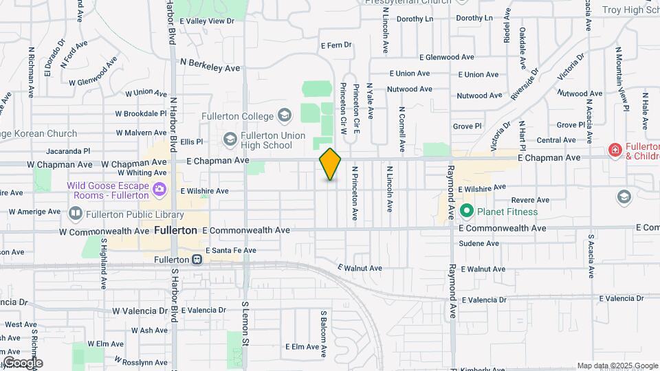 517 E Wilshire Ave Map and Location Details