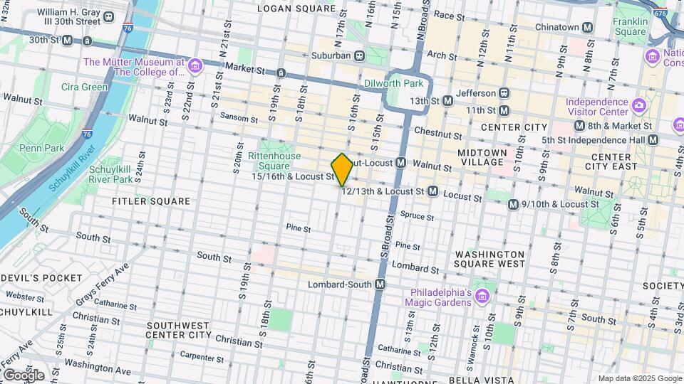 251 S 16th St Map and Location Details