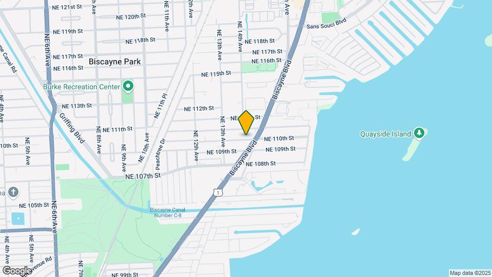 1465 NE 110th St Map and Location Details