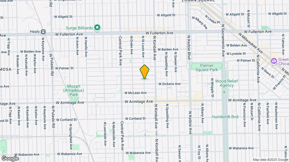 2110 N Saint Louis Ave, Unit 2 Map and Location Details